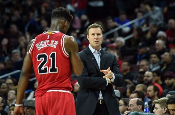 Jimmy Butler and Chicago Bulls coach Fred Hoiberg